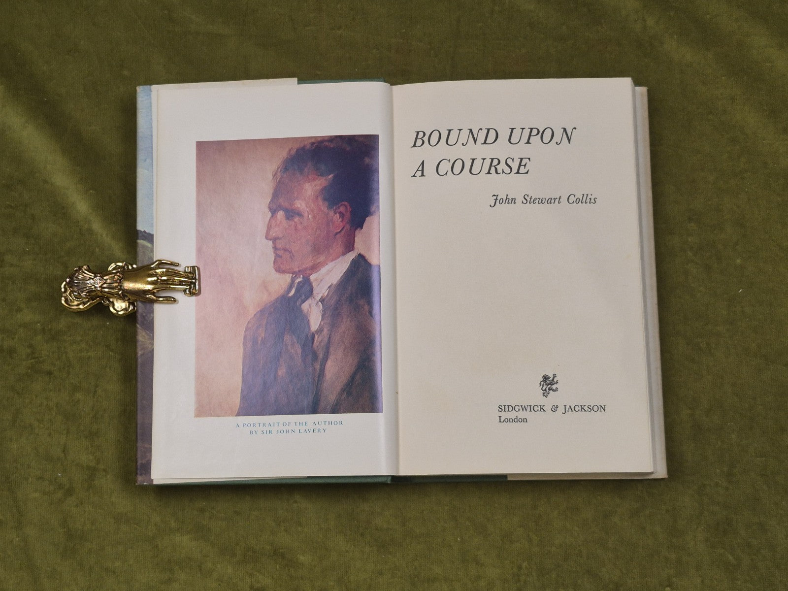 Bound Upon a Course : An Autobiography - John Stewart Collis 1971 1st HB DJ4