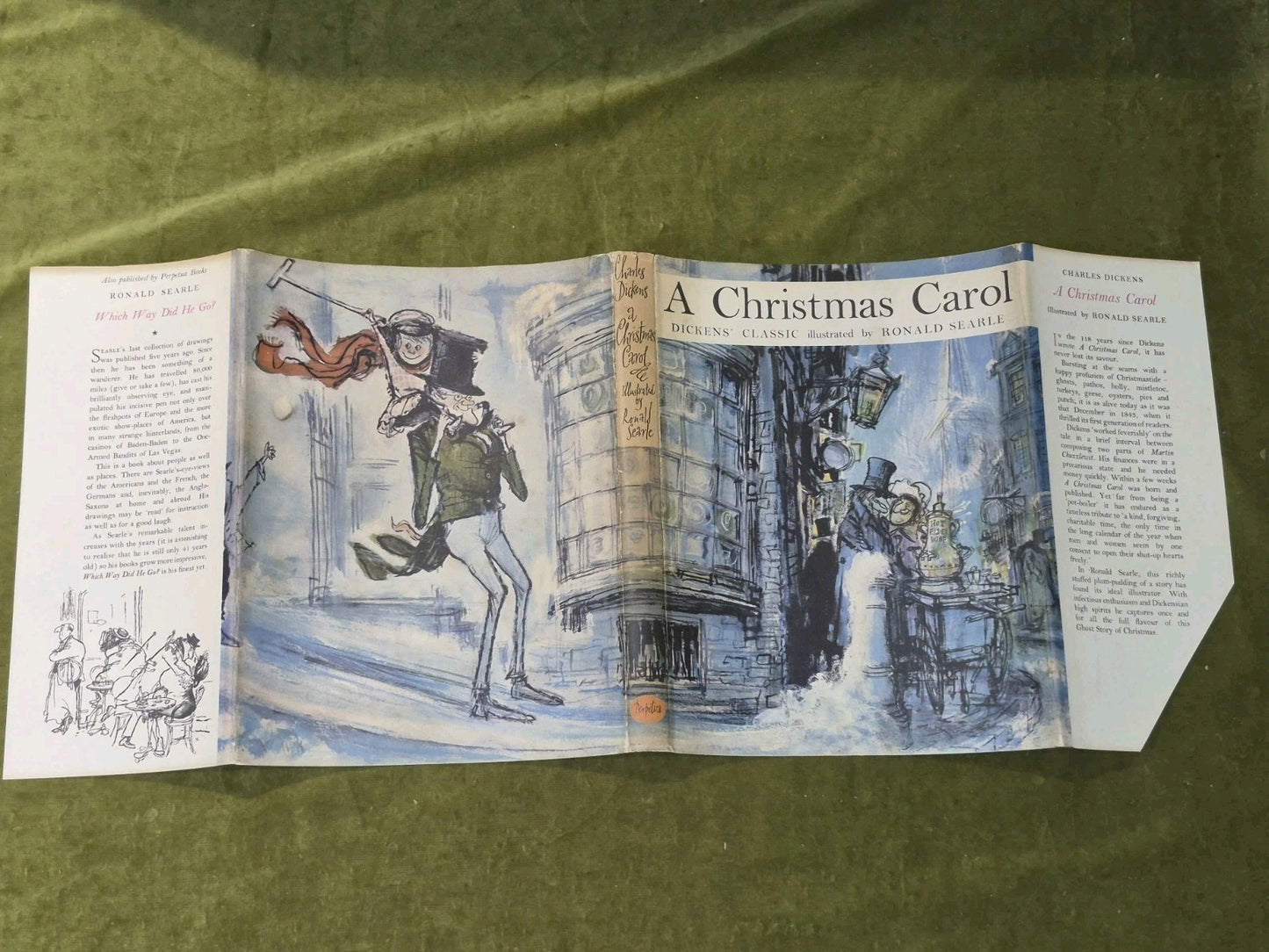 A Christmas Carol Ronald Searle Perpetua Books True First UK Edition 19613