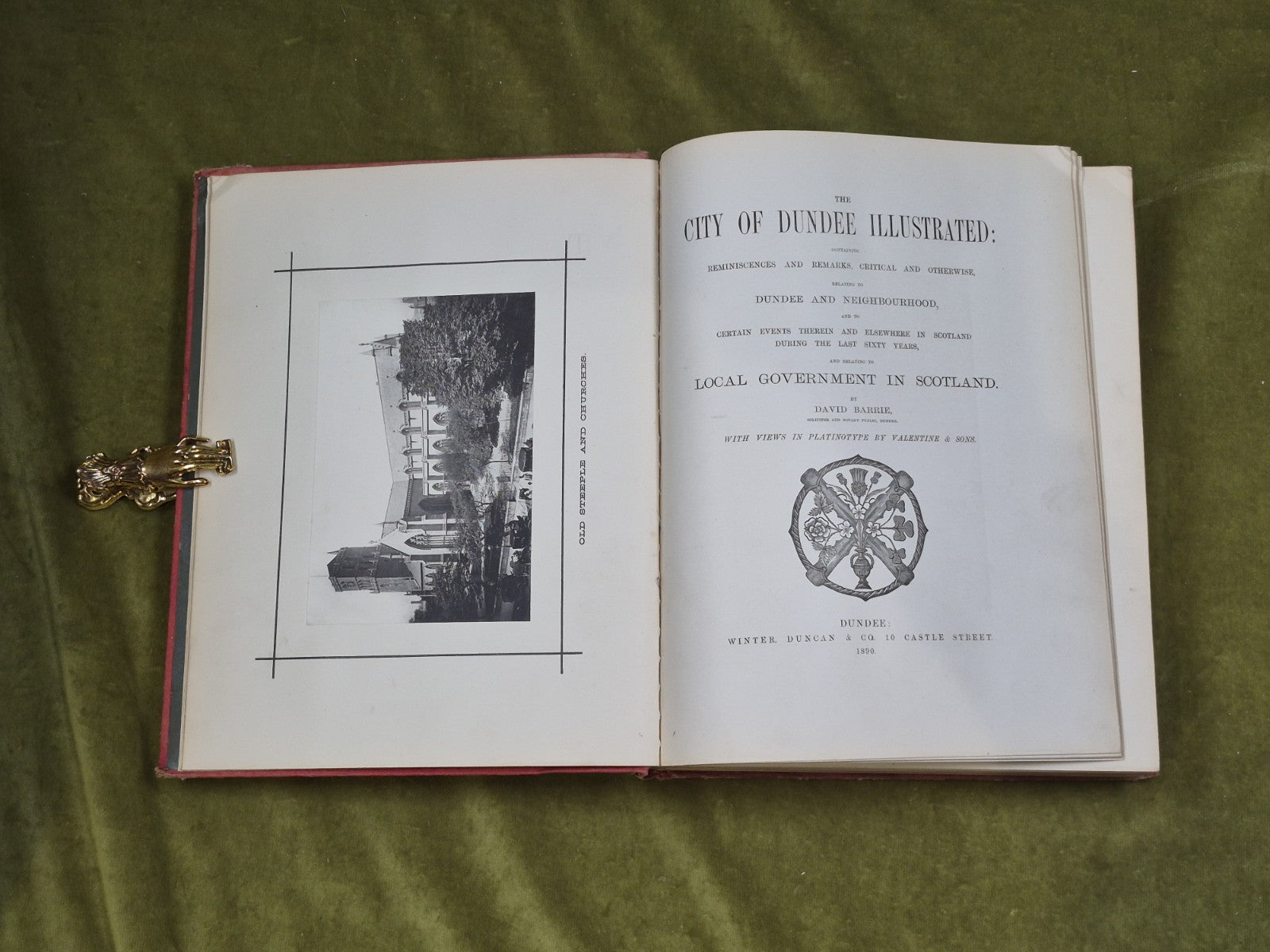 The City of Dundee Illustrated - David Barrie , Winter Duncan 18904