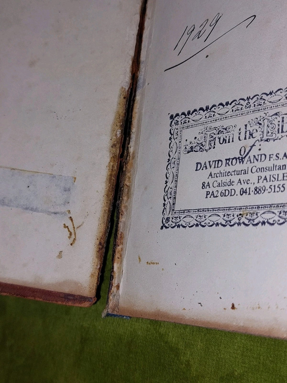 SET Fowler's Directory of Upper Renfrewshire 1830-31 & Lower 1834-35 - 2 Volumes7