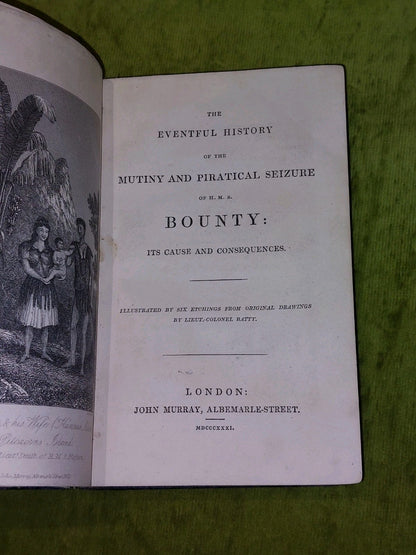 The Eventful History Of Mutiny Of The Bounty (1831) 1st Edition Hb Book8