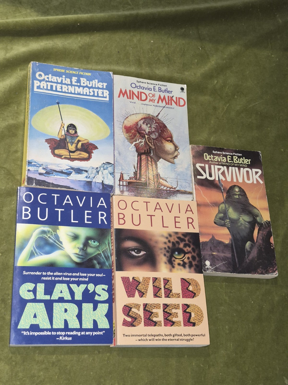 Patternist Series Octavia Butler Survivor Clay's Ark Mind of My Mind 1st Sphere0