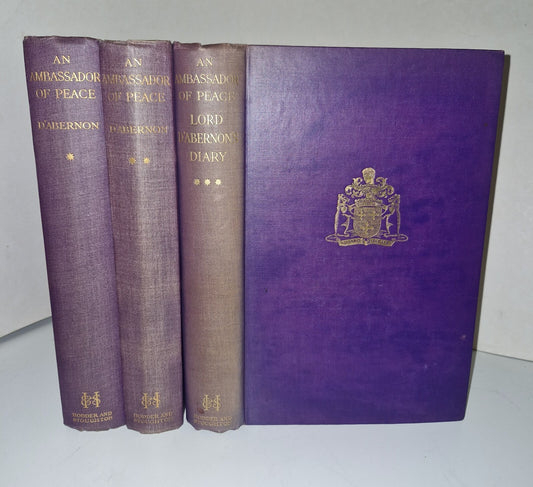 Diary of Lord d'Abernon, An Ambassador of Peace  3 Volume Set Hodder 1929300