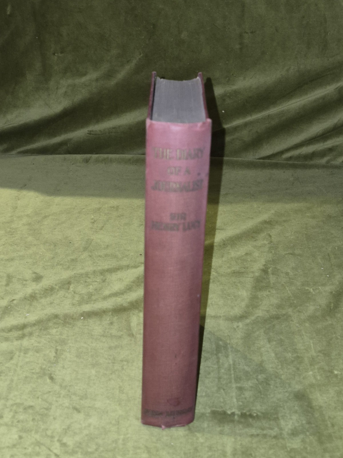 The Diary of A Journalist by Sir Henry Lucy 1920 HC2