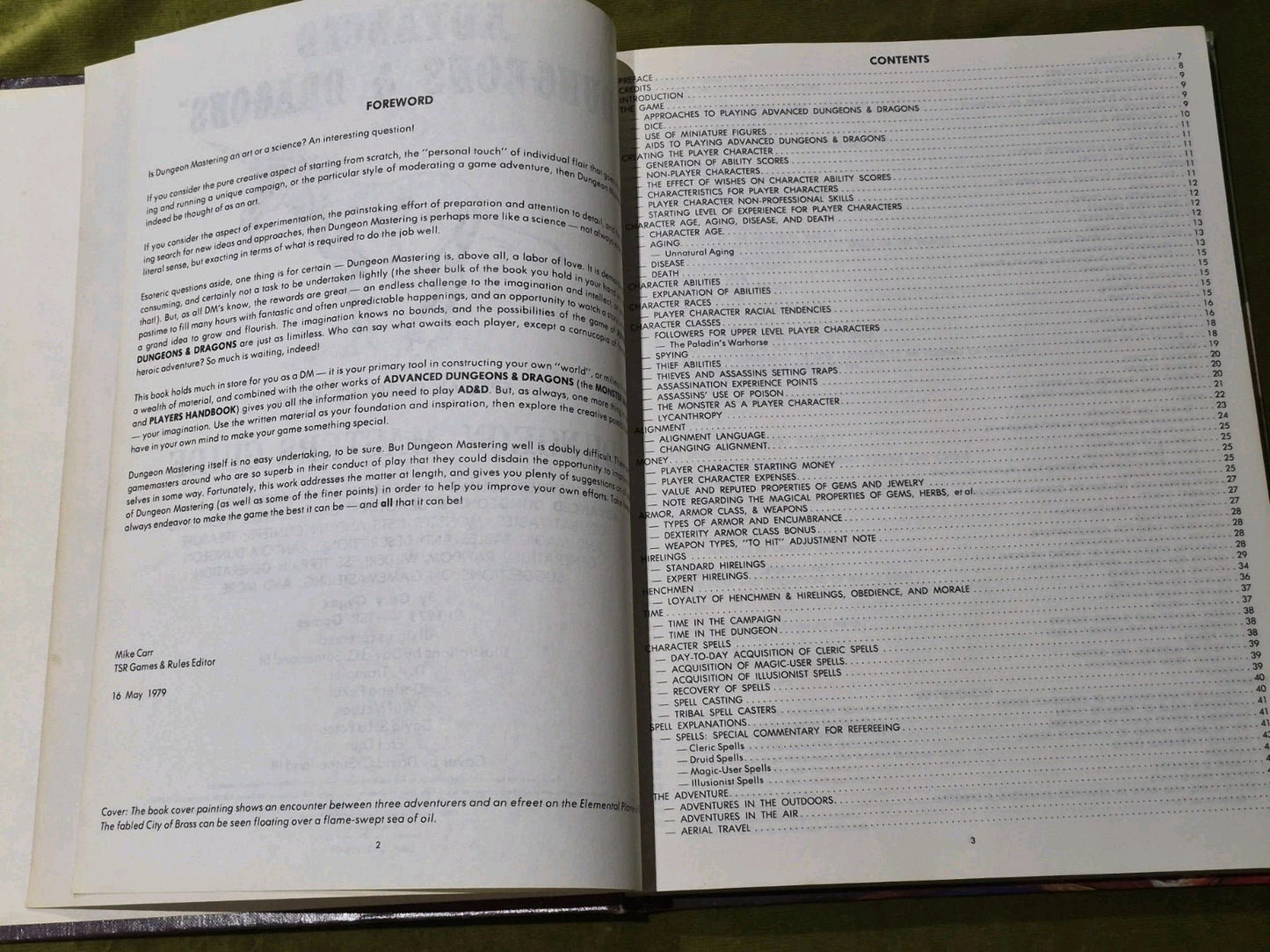 Advanced Dungeons and Dragons Dungeon  Masters Guide TSR 19793