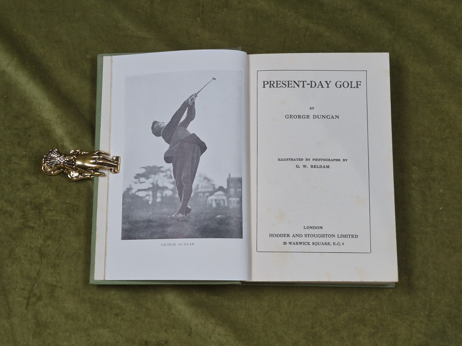 Present-Day Golf - George Duncan , G W Beldam , Hodder & Stoughton Re-edition3