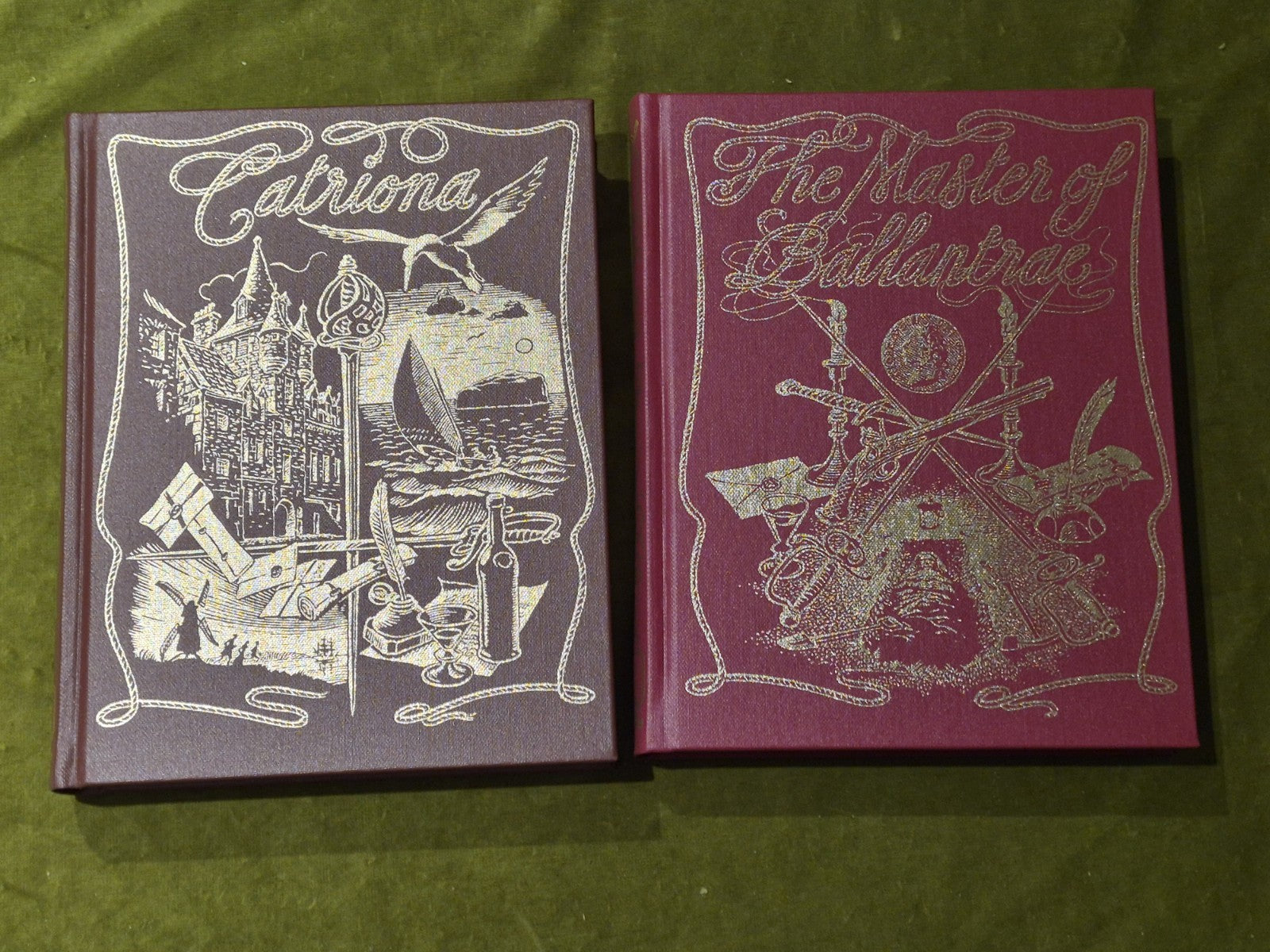 Folio Society - Robert Lois Stevenson lot: Master of Ballantrae & Catriona3