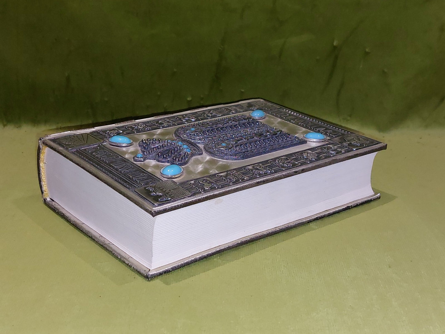 SIDDUR Avodat Jewish Prayer Book In Hebrew With Metal Gem Set Boards7