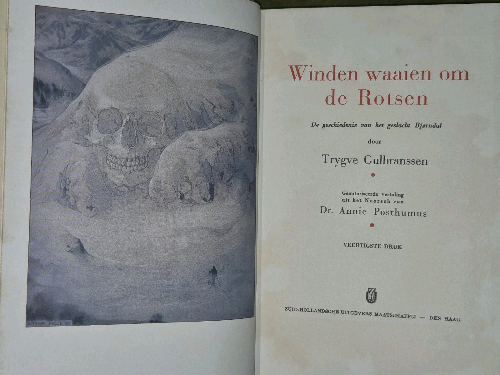 De geschiedenis van het geslacht Bjorndal 3 Vols c1936 Gulbranssen Trilogy HC8