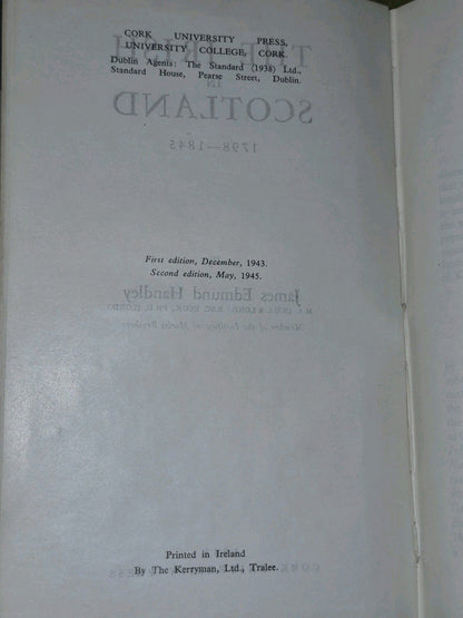 The Irish In Scotland: 1798 - 1845 by J. E. Handley (1945)6