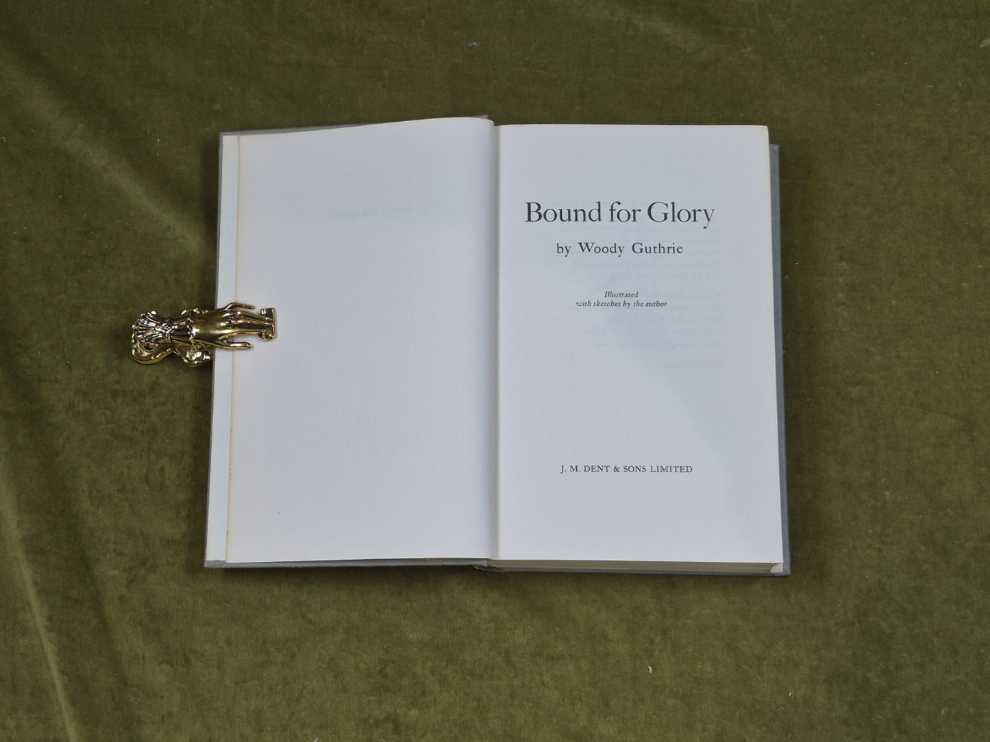 Bound for Glory - Woody Guthrie , J.M Dent 1969 Hadcover3