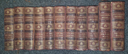 Encyclopedia britannica Tenth Edition 10th The New Volumes To Ninth 9th & Maps0