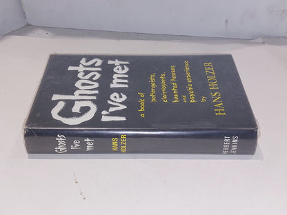 Ghosts I've Met By Hans Holzer [Herbert Jenkins] 1st UK Ed Hb Book With Dj1