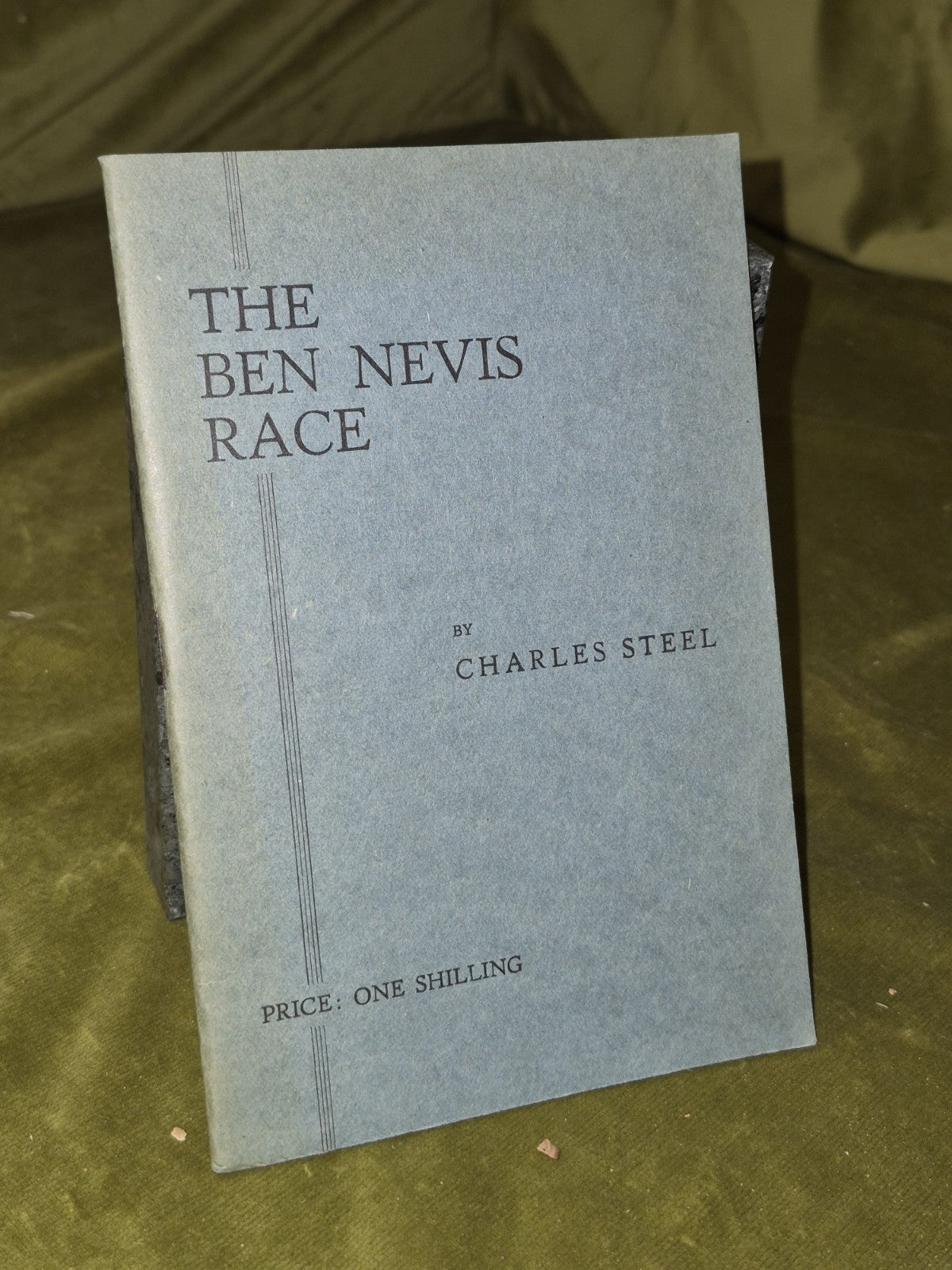 The Ben Nevis Race by Charles Steel (1956) with Sir James Wordie letters0