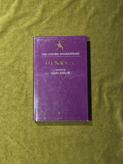 The Oxford Shakespeare - Henry V - Ed. Gary Taylor 1982 VGC HB DJ0