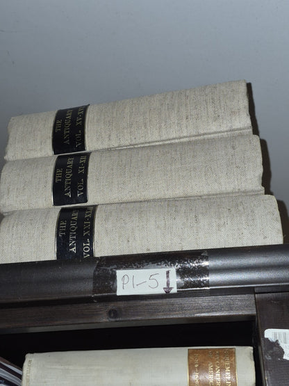 3 Bound Volumes of The Antiquary A Magazine: 1887, 1885, 1890 Elliot Stock10
