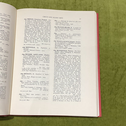 Circus and Allied Arts World Bibliography [4 Vol Set] (1958) R. Tootle Stott HB11