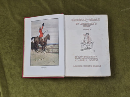 Handley Cross or Mr. Jorrocks's Hunt in 2 Vols - R S Surtrees , Edward Arnold4