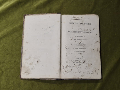 Captain Frederick  : NEWTON FORSTER or The Merchant Service in 3 volumes 18383
