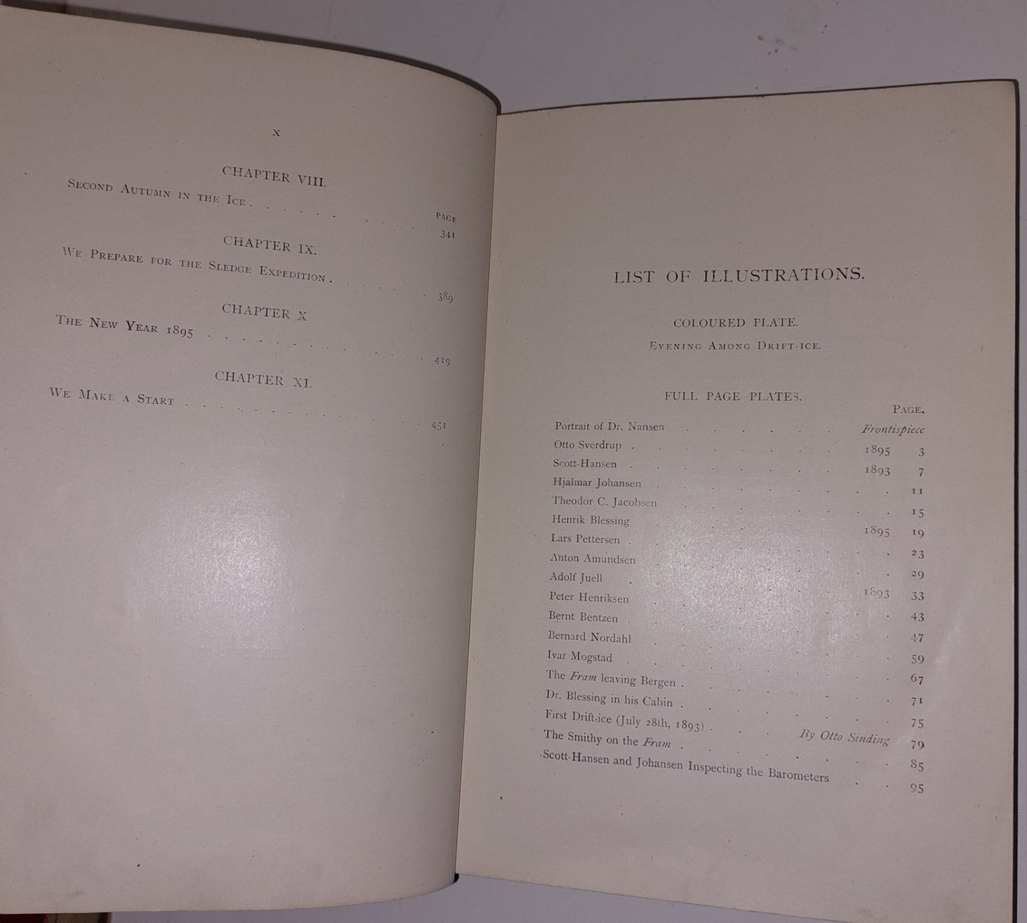 FARTHEST NORTH BY FRIDTJOF NANSEN 1898 TWO VOLUMES LEATHER BOUND 11