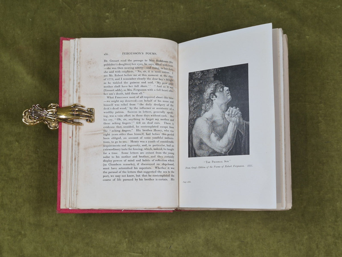 The Poetical Works of Robert Fergusson - Robert Ford , Gardner 1905 HB6