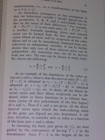 Prisoner's Dilemma: A Study in Conflict and Cooperation Rapoport, Anatol (1965) 7