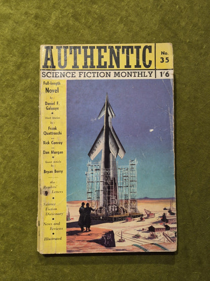 Authentic Science Fiction Monthly Hamilton 1950s Issues 29 and 32 to 50. Job Lot6