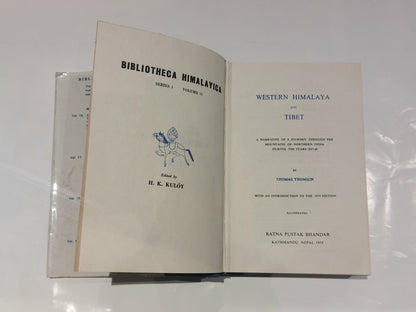 Western Himalaya and Tibet, Thomas Thomson (1979) Book4