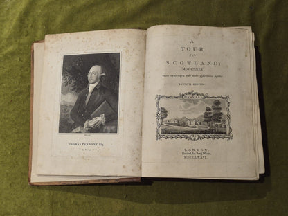 Thomas Pennant - A Voyage in Scotland + the Hebrides 3 vols 1776 with 1777 map4