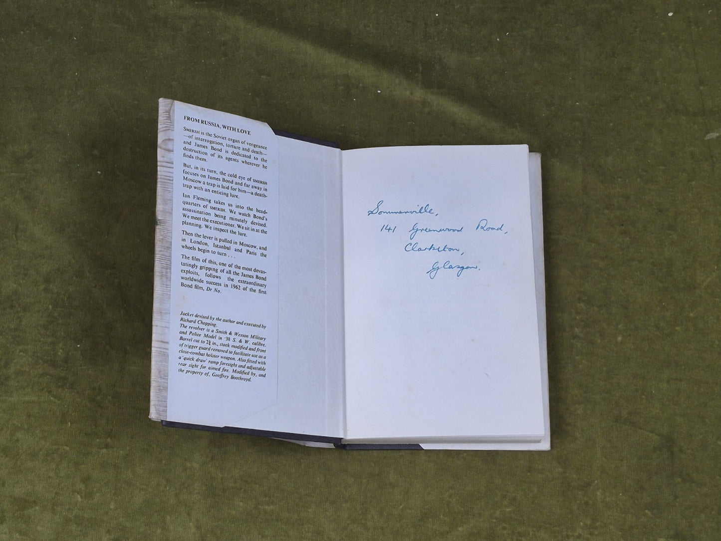 From Russia with Love - Ian Fleming , Jonathan Cape 7th impression 1963 HB DJ3