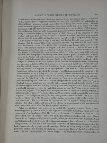 Scotichronicon Catholic Church in Scotland Journal and Appendix 1869 Gordon11