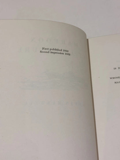 Harpoon : at a venture By Gavin Maxwell (1952) 2nd Ed Hb Book With Dustjacket5