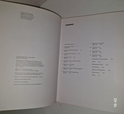 HANS HESS HARDBACK BOOK GEORGE GROSZ 1ST EDITION MACMILLAN VG L8