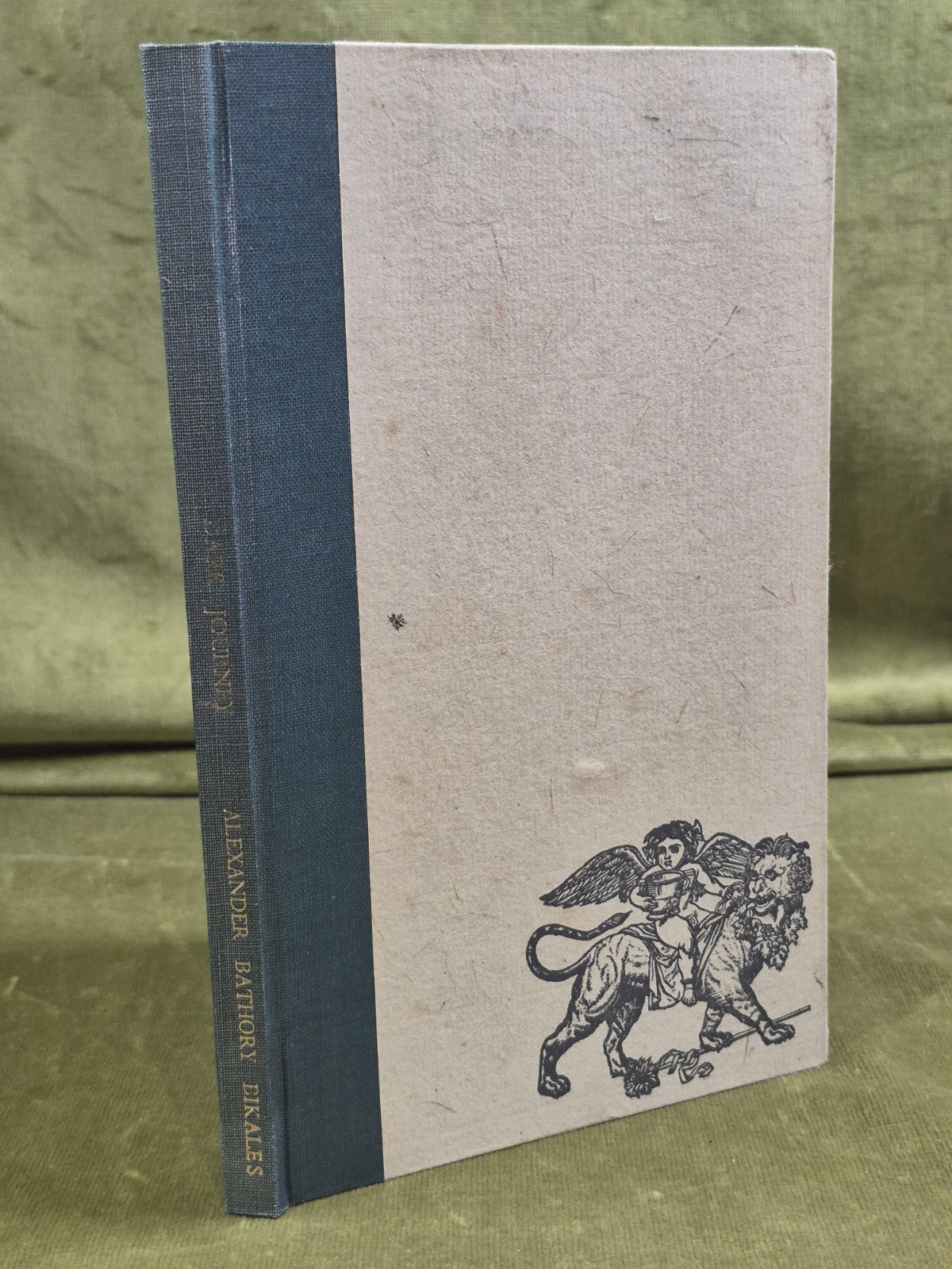 Dark Journey Alexander Bikales Elephant Press 1974 SIGNED Archibald Craig0