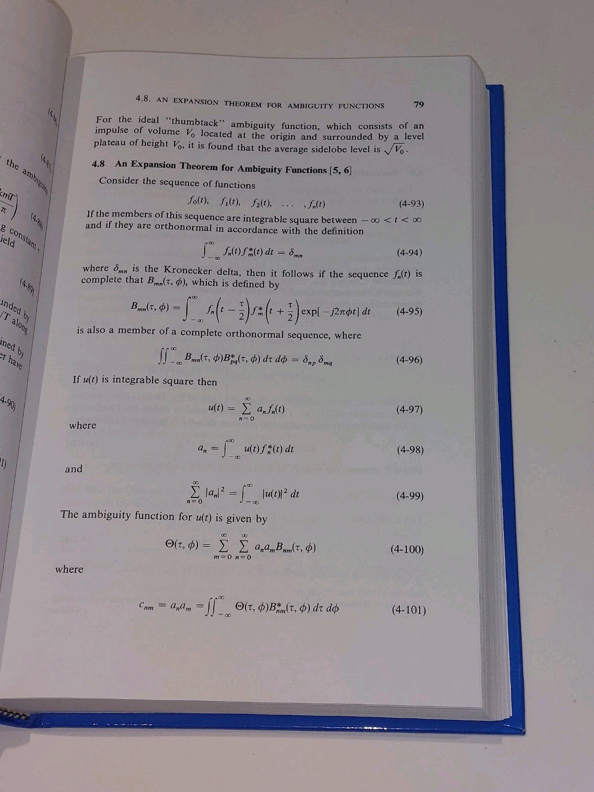 Radar Signals An Introduction to Theory and Application by Cook, Bernfeld (1993)5