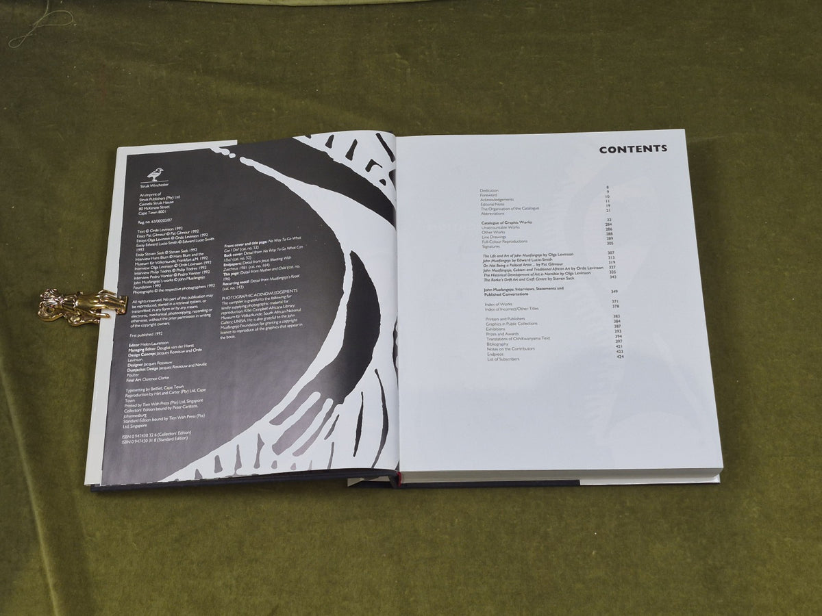 I Was Lonelyness Complete Graphic Works John Muafangejo 1992 Like New B93