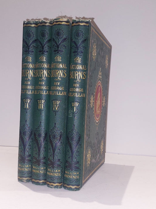 The National Burns, Rev George Gilfillan. Complete set of 4 1880 & Provenance 0