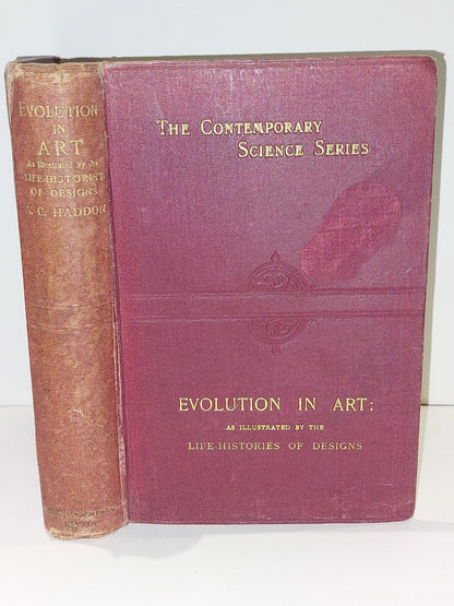 Evolution in Art by Alfred C. Haddon First Edition (1895) Havelock Ellis0