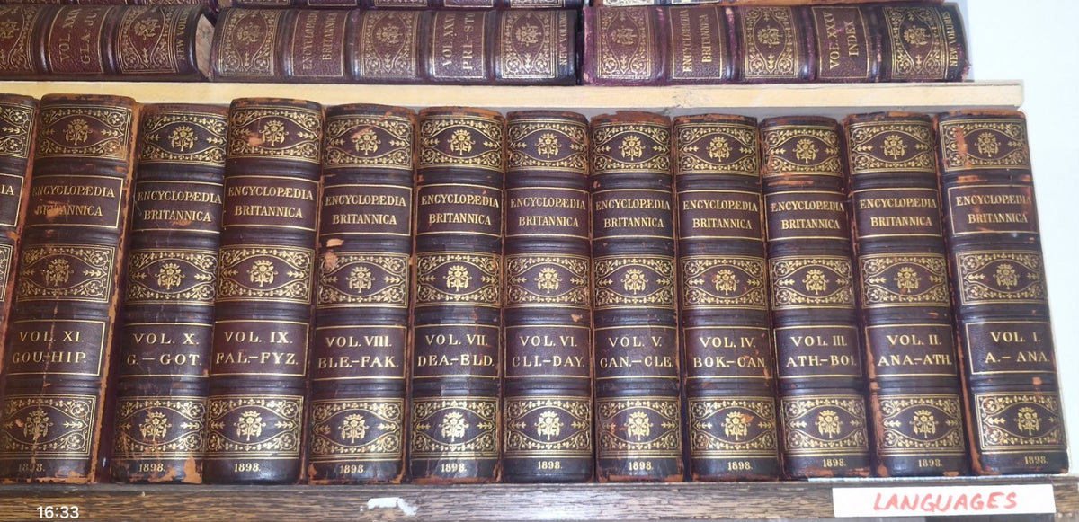 Encyclopedia Britannica Ninth Edition & Tenth Edition Plus Maps & Indexes1