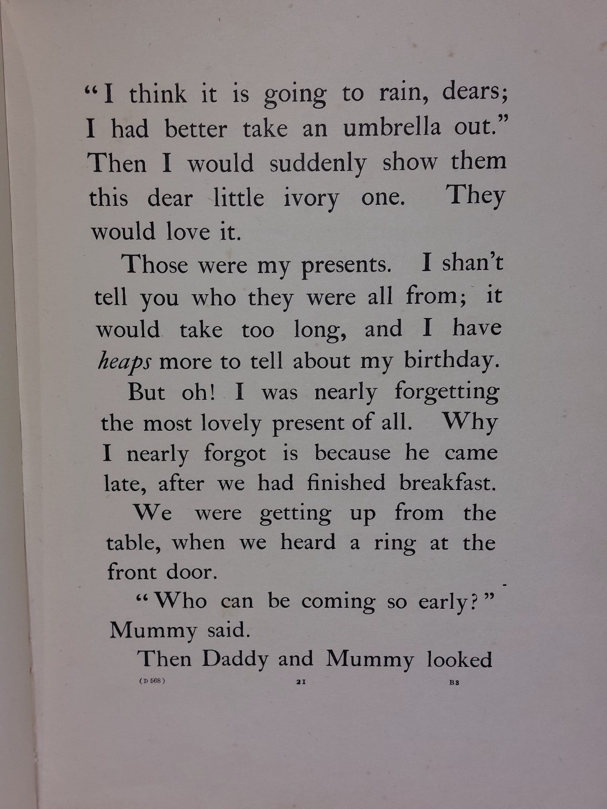 Josephine's Birthday By Mrs. Cradock (C. 1920)6