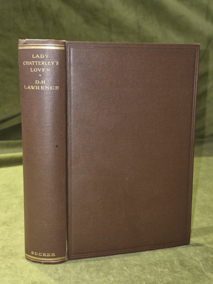 Lady Chatterley's Lover 1932 Second Printing British Authorized British Edition0