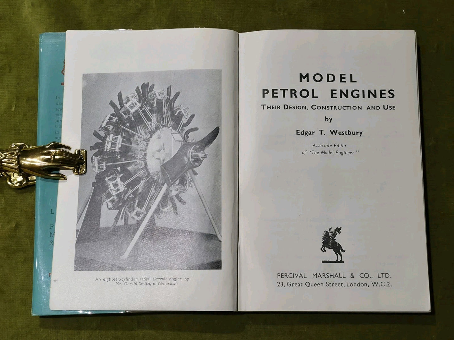 Model Petrol Engines , Edgar T Westbury , Rare Vintage Hardback4