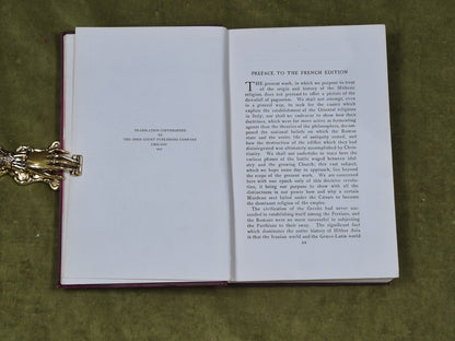 The Mysteries of Mithra - Franz Cumont , Open Court 1903 1st English Edition5