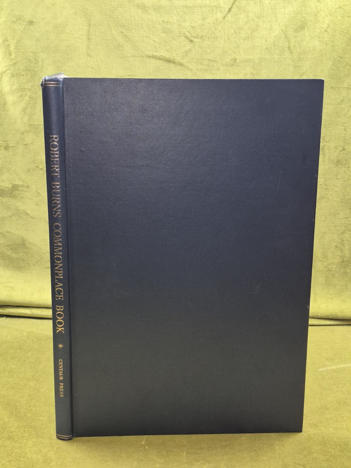 Robert Burns's Commonplace Book 1783-1785 -David Daiches , Centaur 19650