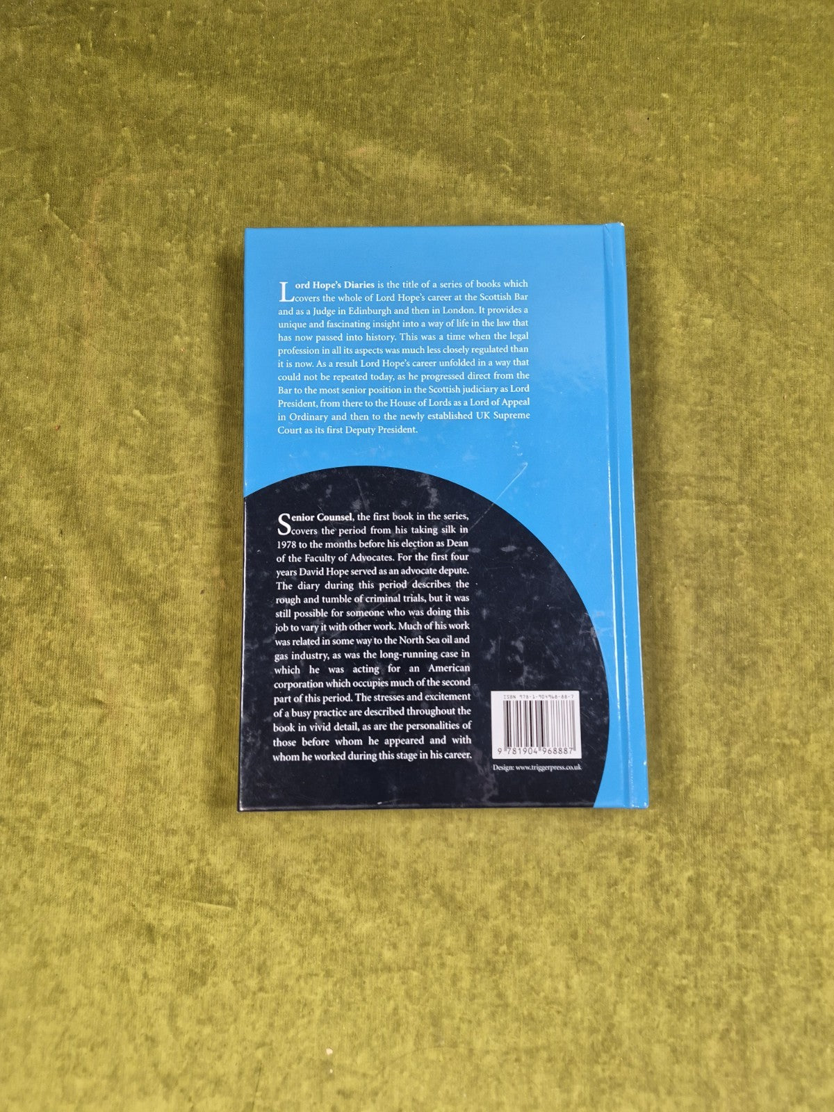 Senior Counsel 1978-1986 : Lord Hope's Diaries - David Hope , Avizandum 20171