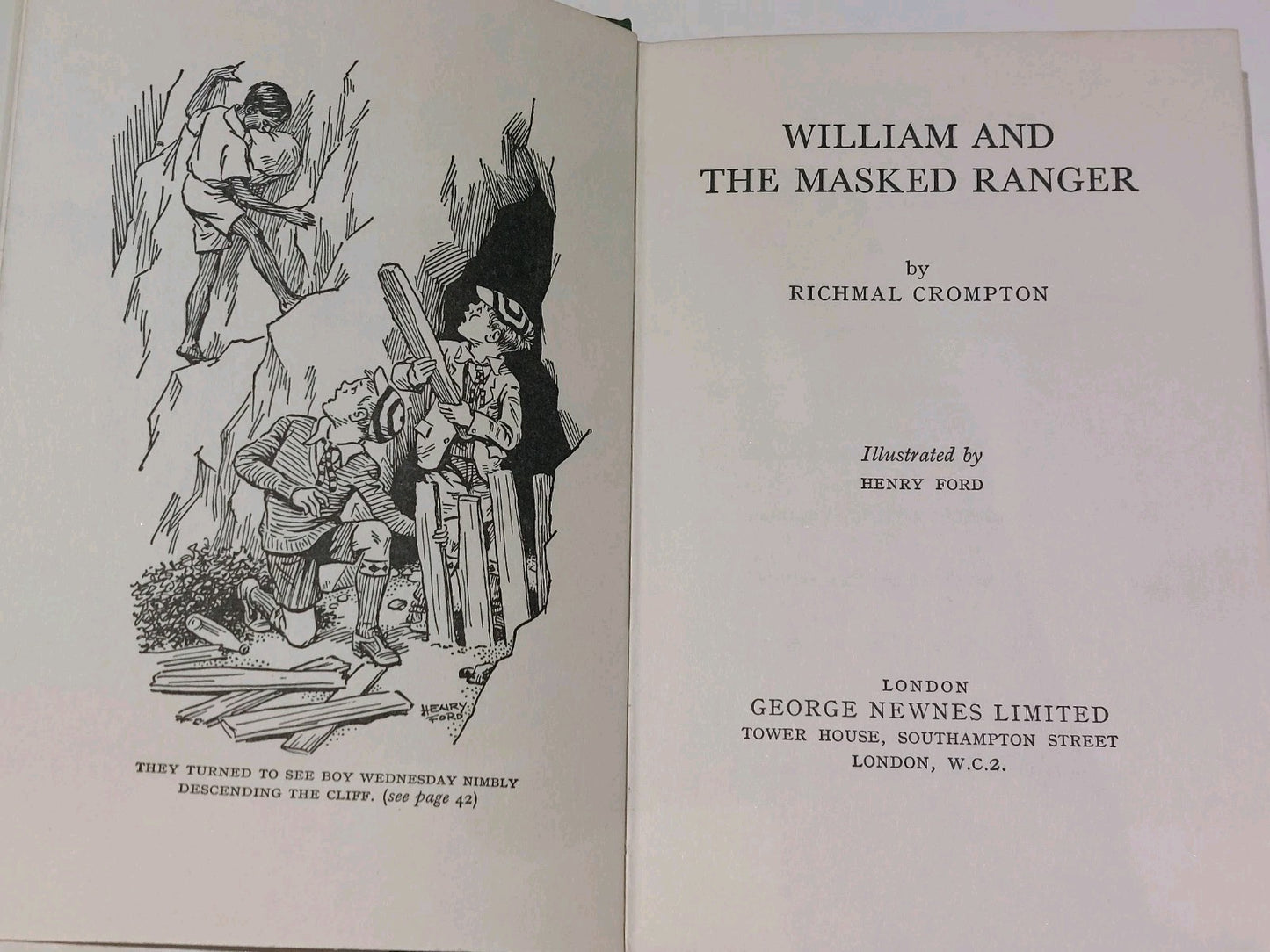 1966 William and the Masked Ranger Richmal Crompton 1st6