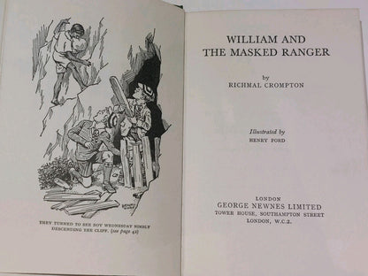 1966 William and the Masked Ranger Richmal Crompton 1st6
