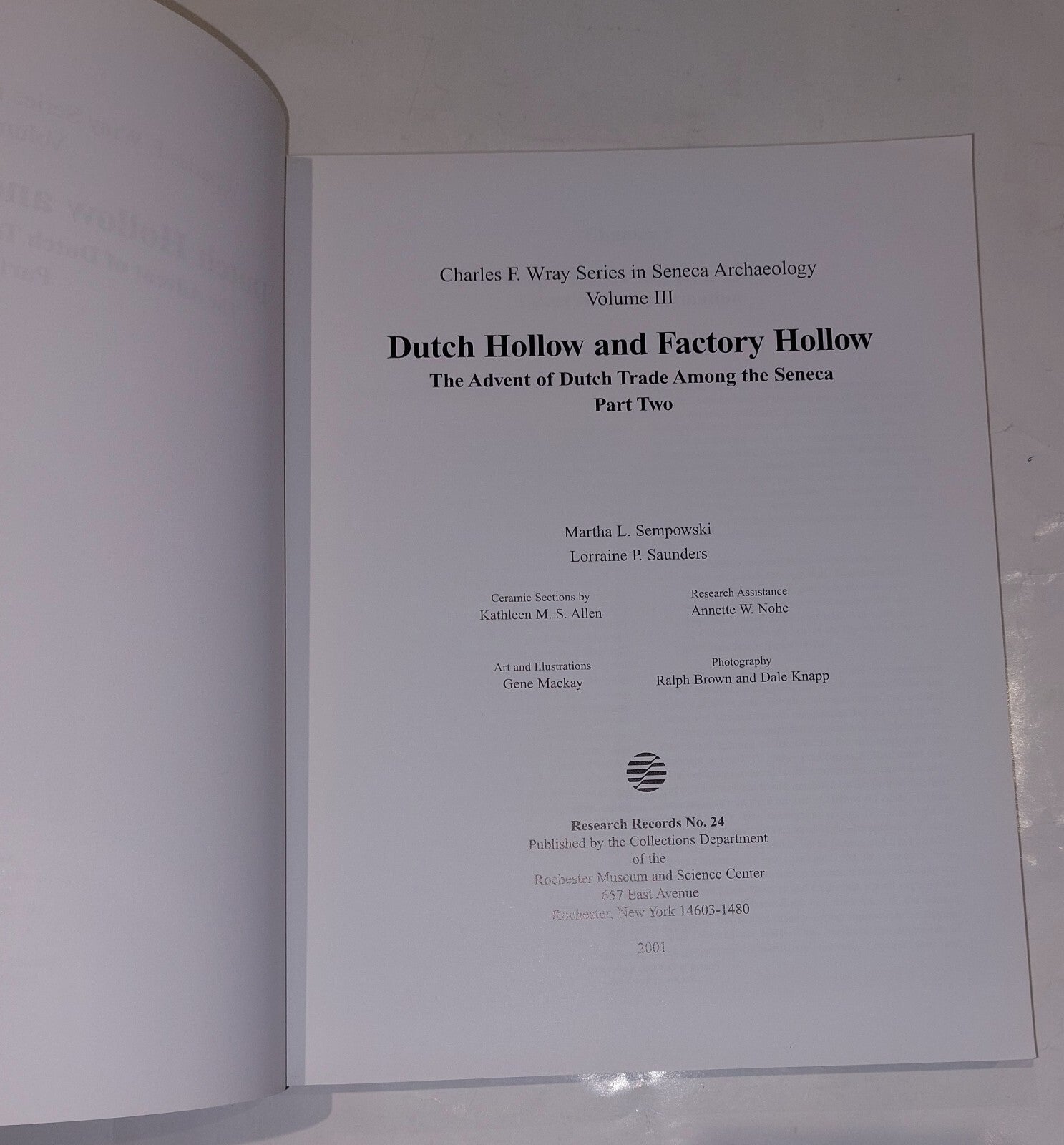 Dutch Hollow and Factory Hollow  the advent of dutch trade among the Seneca2