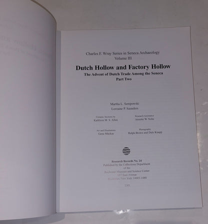 Dutch Hollow and Factory Hollow  the advent of dutch trade among the Seneca2