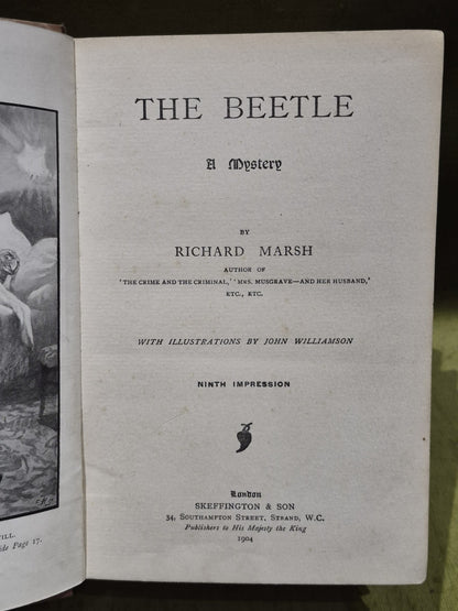 The Beetle A Mystery (1904 Ninth Impression) Richard Marsh6